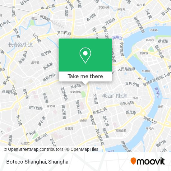 Boteco Shanghai map
