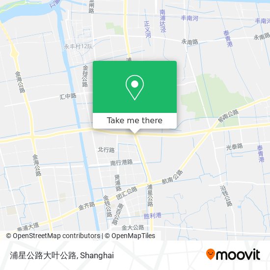 浦星公路大叶公路 map
