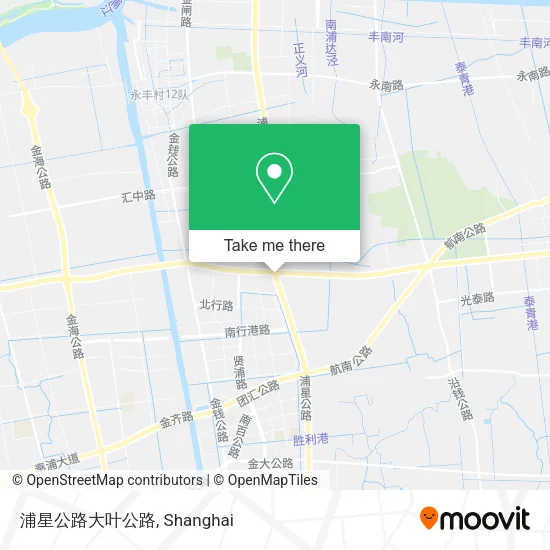 浦星公路大叶公路 map