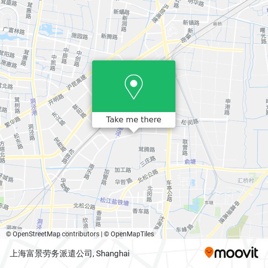 上海富景劳务派遣公司 map