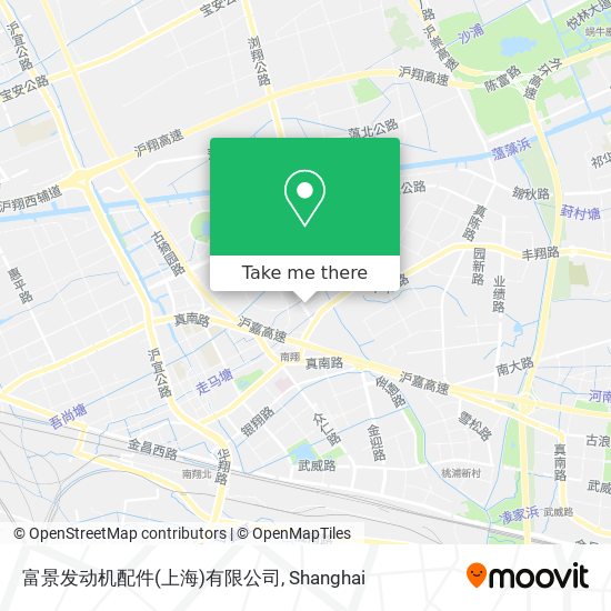 富景发动机配件(上海)有限公司 map