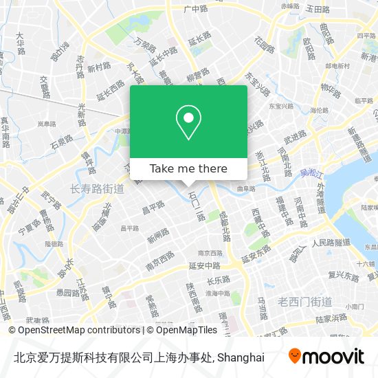 北京爱万提斯科技有限公司上海办事处 map