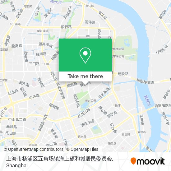 上海市杨浦区五角场镇海上硕和城居民委员会 map