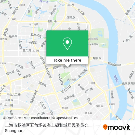 上海市杨浦区五角场镇海上硕和城居民委员会 map