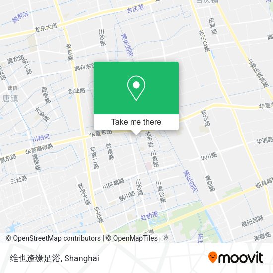 维也逢缘足浴 map