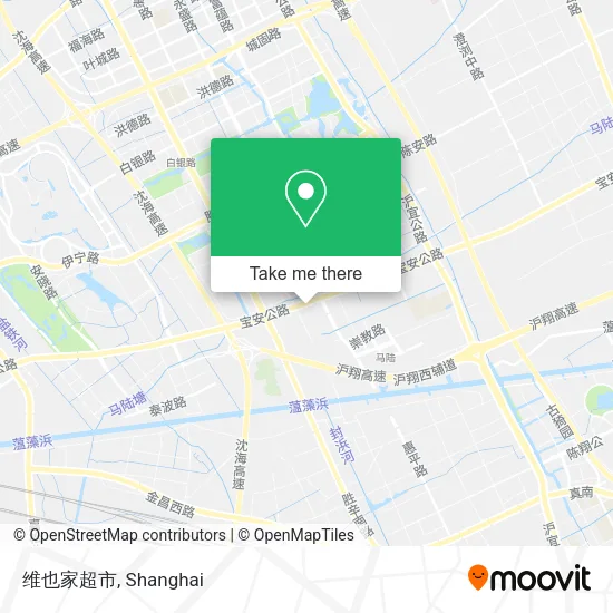 维也家超市 map