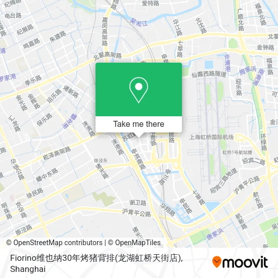 Fiorino维也纳30年烤猪背排(龙湖虹桥天街店) map