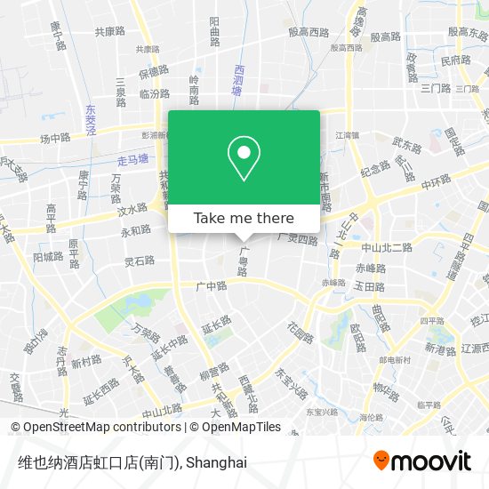 维也纳酒店虹口店(南门) map