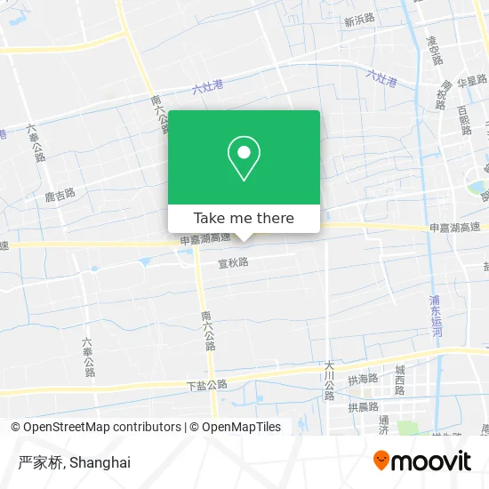 严家桥 map