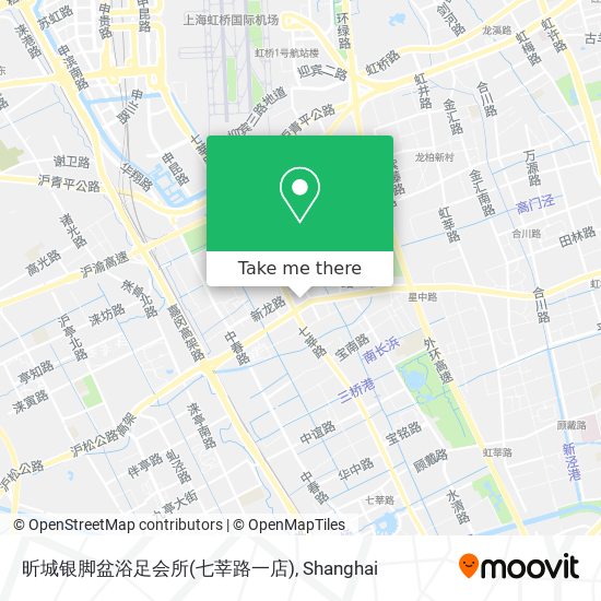 昕城银脚盆浴足会所(七莘路一店) map