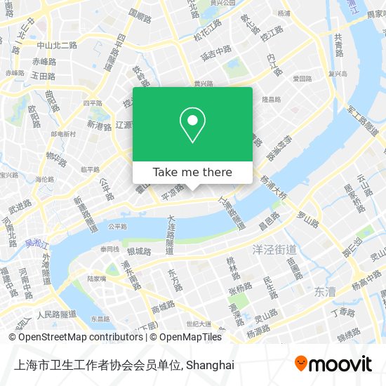 上海市卫生工作者协会会员单位 map