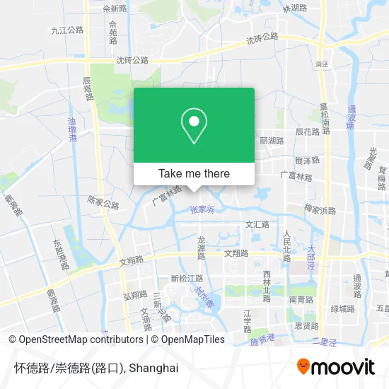 怀德路/崇德路(路口) map