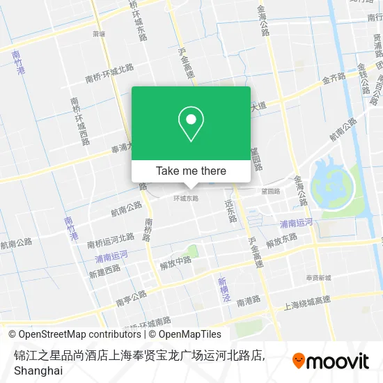 锦江之星品尚酒店上海奉贤宝龙广场运河北路店 map