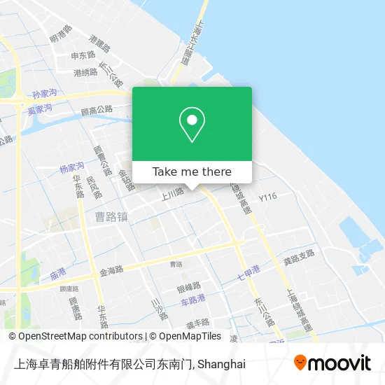 上海卓青船舶附件有限公司东南门 map