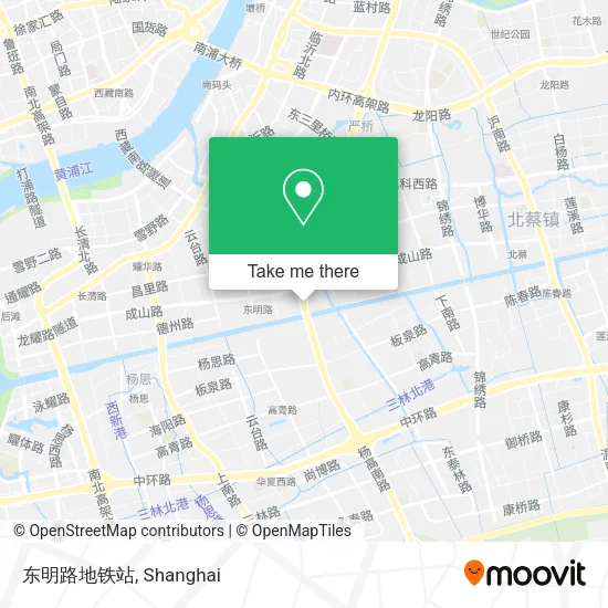 东明路地铁站 map