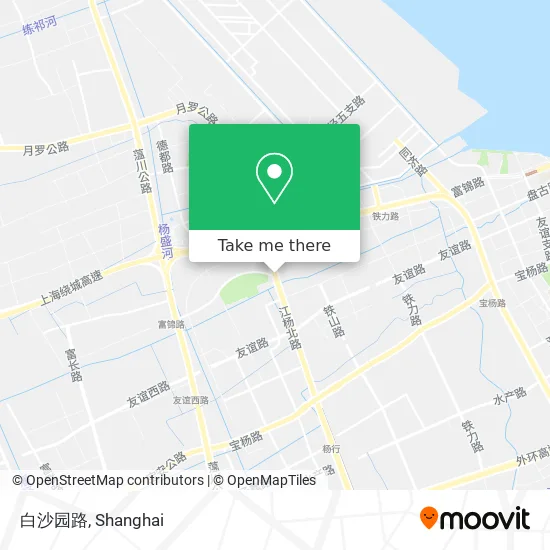 白沙园路 map