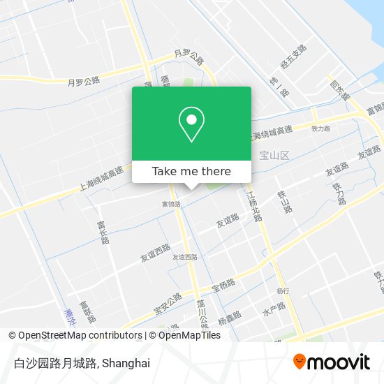白沙园路月城路 map