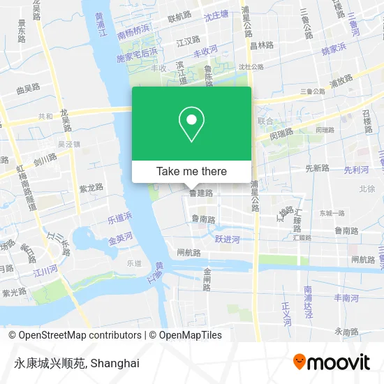 永康城兴顺苑 map