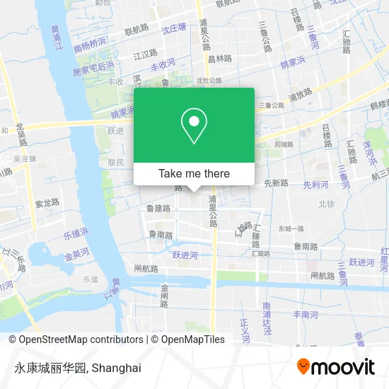 永康城丽华园 map