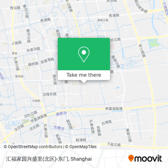 汇福家园兴盛里(北区)-东门 map
