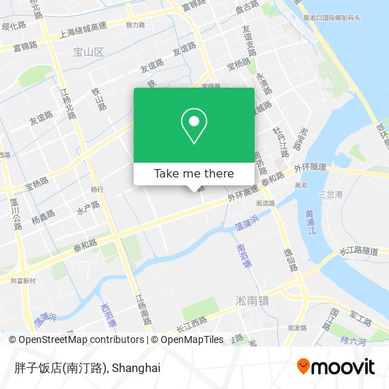 胖子饭店(南汀路) map