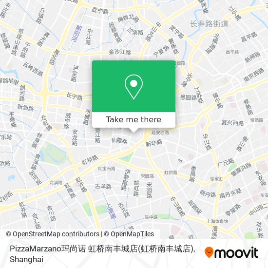 PizzaMarzano玛尚诺 虹桥南丰城店 map