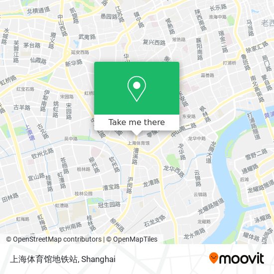上海体育馆地铁站 map