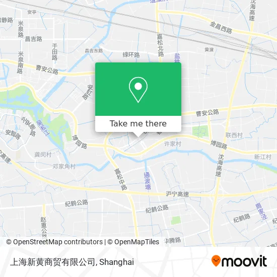 上海新黄商贸有限公司 map