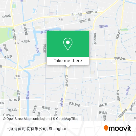 上海海黄时装有限公司 map