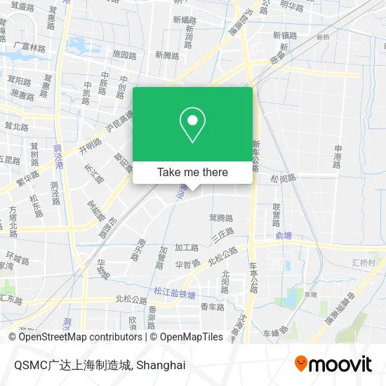 QSMC广达上海制造城 map