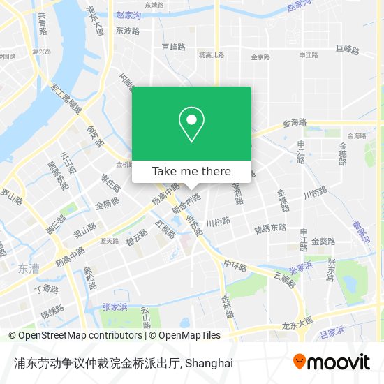 浦东劳动争议仲裁院金桥派出厅 map