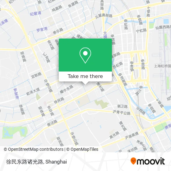 徐民东路诸光路 map