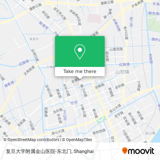 复旦大学附属金山医院-东北门 map