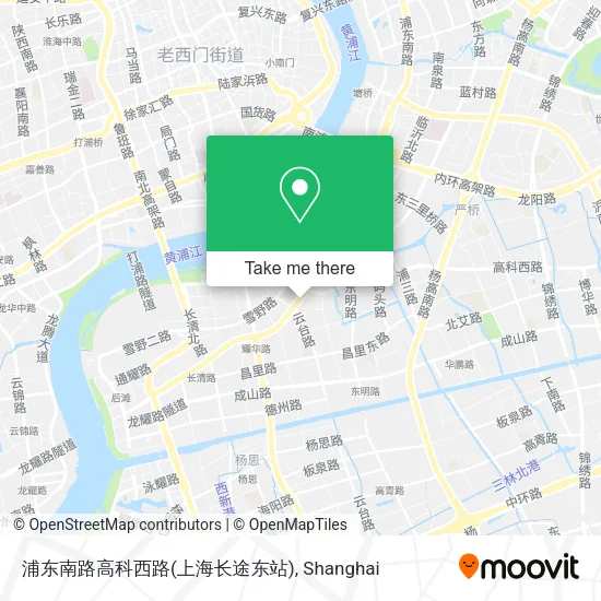 浦东南路高科西路(上海长途东站) map
