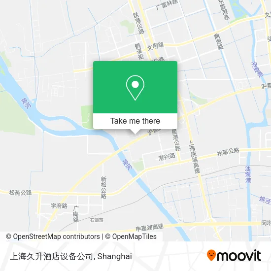 上海久升酒店设备公司 map