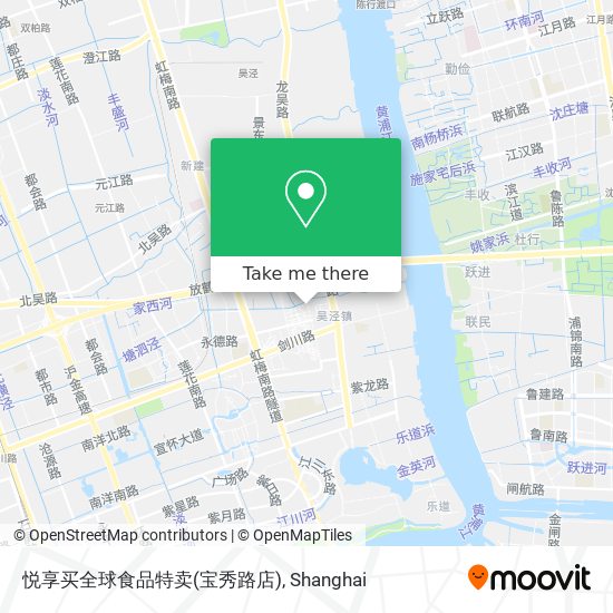 悦享买全球食品特卖(宝秀路店) map