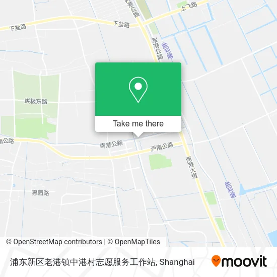 浦东新区老港镇中港村志愿服务工作站 map