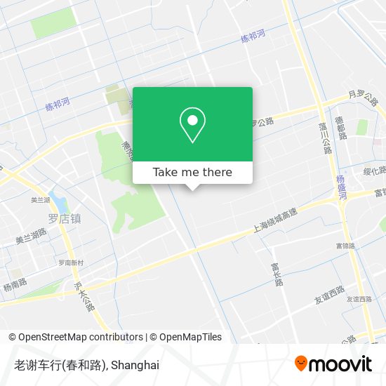 老谢车行(春和路) map