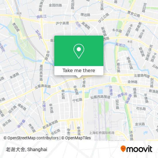 老谢犬舍 map