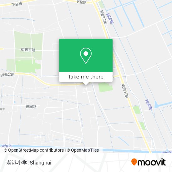 老港小学 map