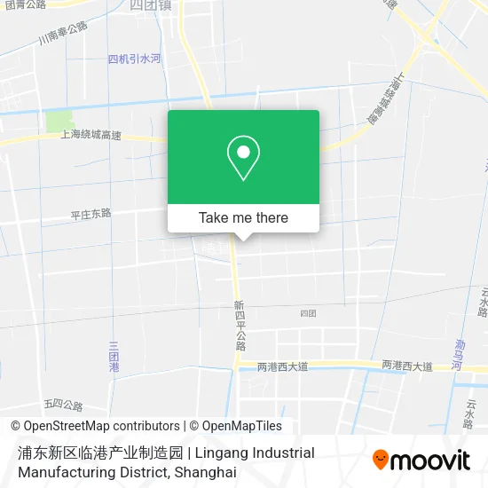 浦东新区临港产业制造园 | Lingang Industrial Manufacturing District map