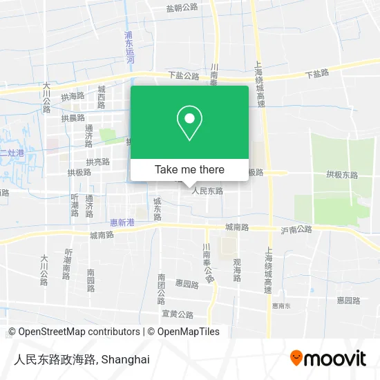 人民东路政海路 map