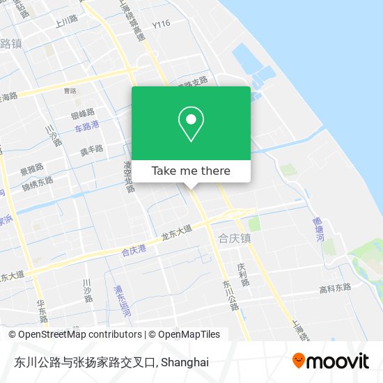 东川公路与张扬家路交叉口 map