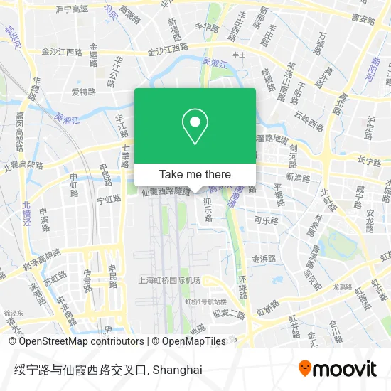 绥宁路与仙霞西路交叉口 map