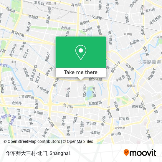华东师大三村-北门 map
