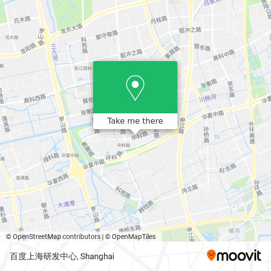 百度上海研发中心 map