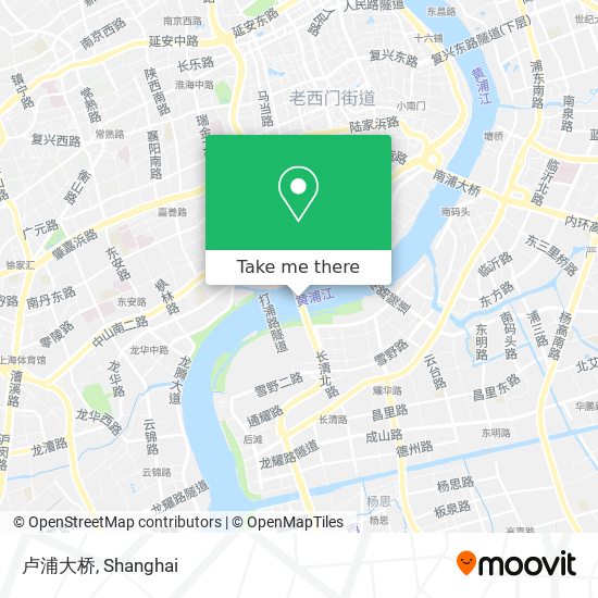 卢浦大桥 map