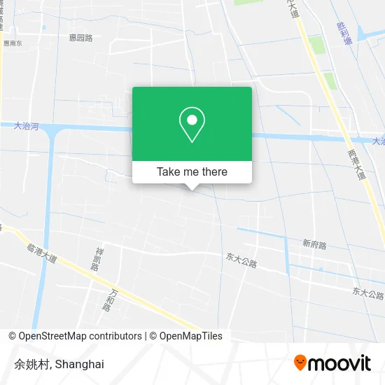 余姚村 map