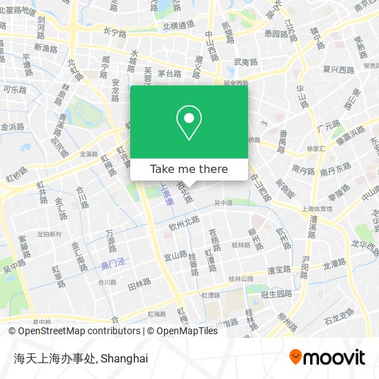 海天上海办事处 map