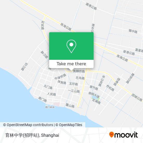 育林中学(招呼站) map